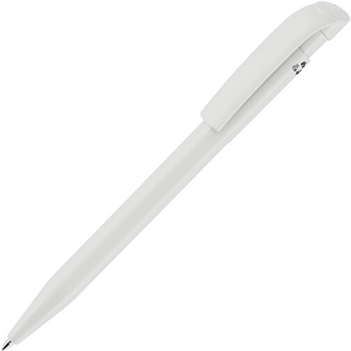 Kugelschreiber S45 Recycled Hardcolour , weiß, ABS, 13,80cm (Länge), Bild 1