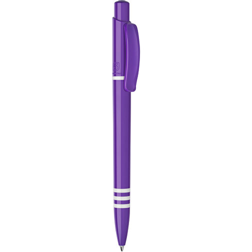 Kugelschreiber Tropic Colour Hardcolour , purple, ABS, 13,80cm (Höhe), Bild 1