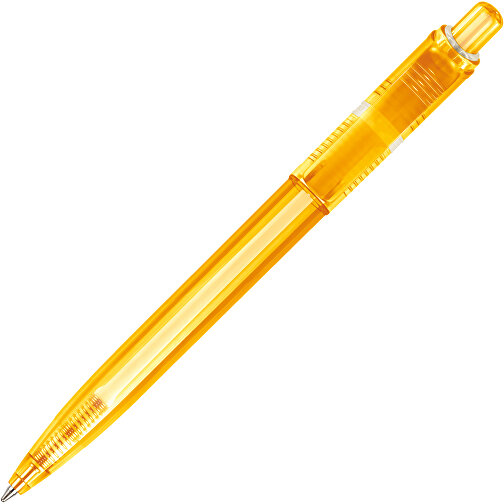Kugelschreiber Ducal Clear Transparent , transparent gelb, ABS, 13,80cm (Länge), Bild 1