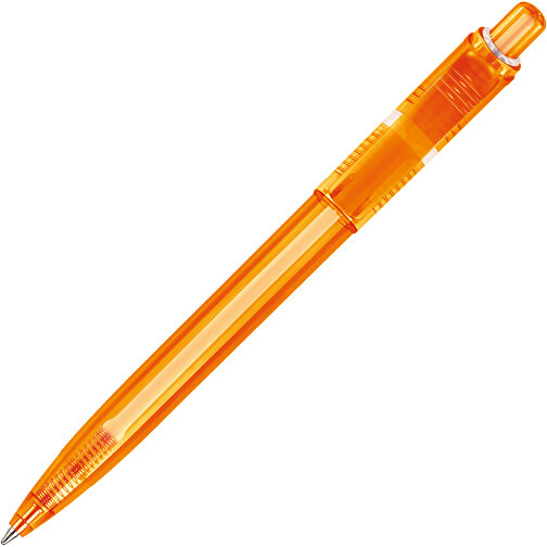 Kugelschreiber Ducal Clear Transparent , transparent orange, ABS, 13,80cm (Länge), Bild 1