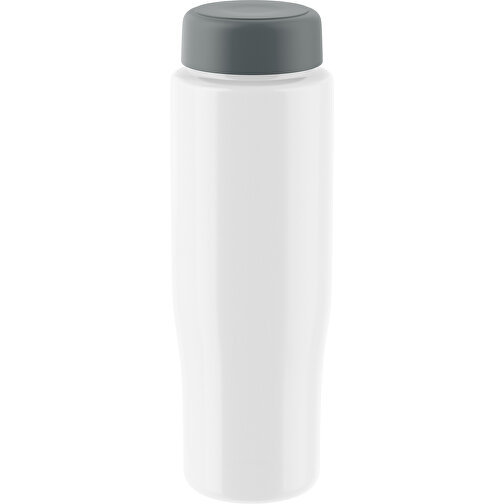 H2O Active® Tempo 700 Ml Sportflasche Mit Drehdeckel , weiß / grau, 30% PP-Kunststoff, 70% PET-Kunststoff, 22,00cm (Höhe), Bild 1
