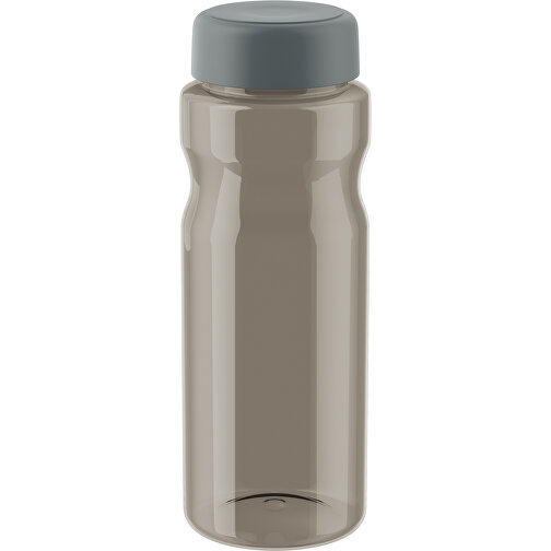 H2O Active® Eco Base 650 Ml Sportflasche Mit Drehdeckel , kohle transparent / grau, 30% PP-Kunststoff, 70% Recycelter PET-Kunststoff, 20,50cm (Höhe), Bild 1