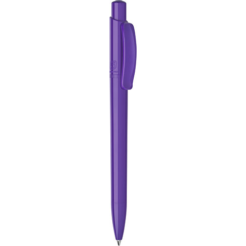 Kugelschreiber Kamal Total Hardcolour , purple, ABS, 13,80cm (Höhe), Bild 1