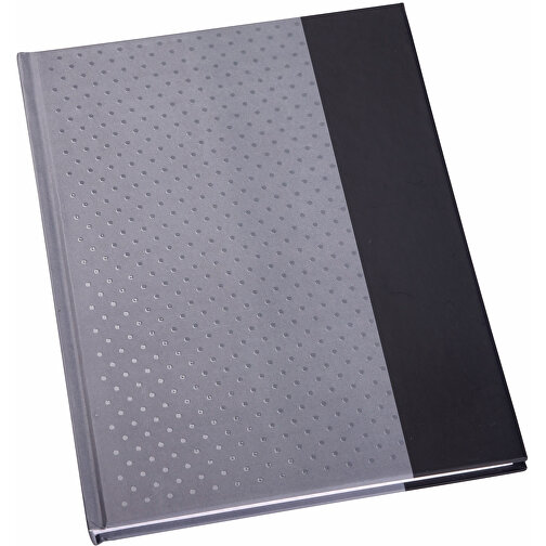 Notizbuch SIGNUM Im DIN-A5-Format , grau, Papier, 14,60cm x 1,00cm x 21,00cm (Länge x Höhe x Breite), Bild 1