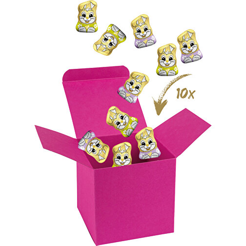 ColorBox Mini Gold Bunny - Pink , pink, Pappe, 5,50cm x 5,50cm x 5,50cm (Länge x Höhe x Breite), Bild 1