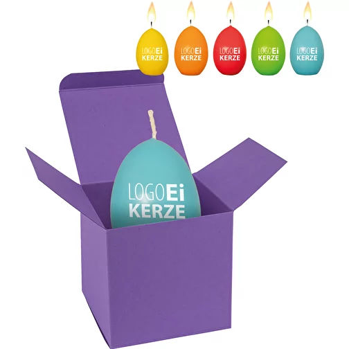 ColorBox LogoEggg Candle - fioletowy, Obraz 1