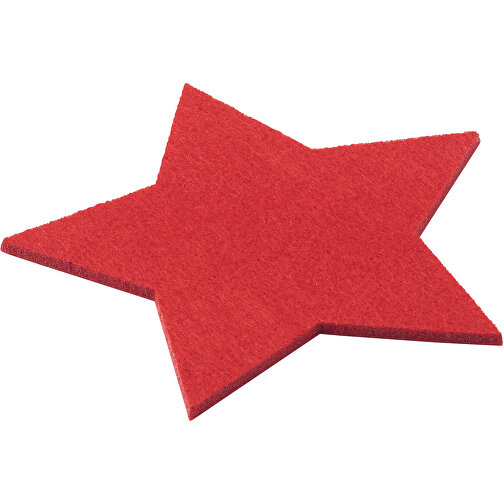 Starguard , rot, RPET, 11,00cm x 11,00cm x 2,00cm (Länge x Höhe x Breite), Bild 2
