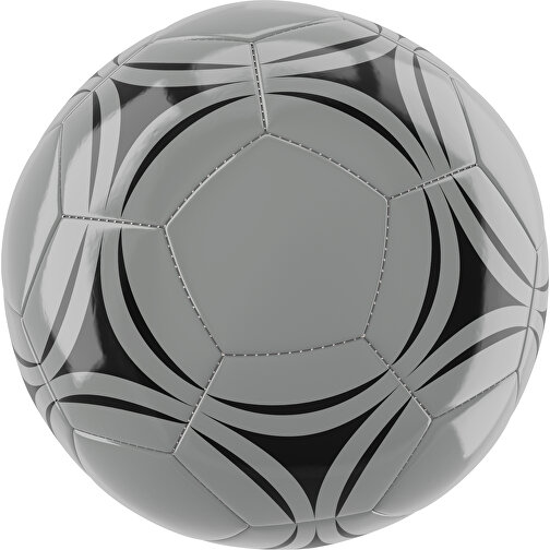 Fußball Gold 32-Panel-Promotionball - Individuell Bedruckt , grau / schwarz, PU/PVC, 3-lagig, , Bild 1