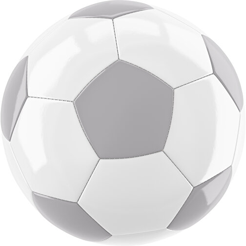 Fußball Gold 32-Panel-Promotionball - Individuell Bedruckt , weiß / hellgrau, PU/PVC, 3-lagig, , Bild 1