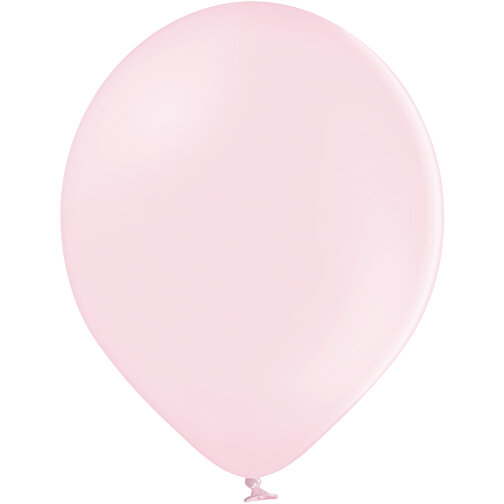 4C-Luftballons Mit TopQualityPrint , soft pink, Naturkautschuk, , Bild 1