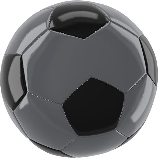 Fußball Gold 30-Panel-Promotionball - Individuell Bedruckt , dunkelgrau / schwarz, PU/PVC, 3-lagig, , Bild 1