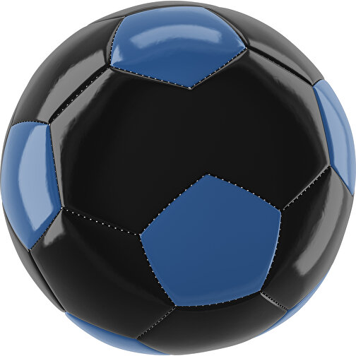 Fußball Gold 30-Panel-Promotionball - Individuell Bedruckt , schwarz / dunkelblau, PU/PVC, 3-lagig, , Bild 1