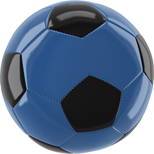 Fußball Gold 30-Panel-Promotionball - Individuell Bedruckt , dunkelblau / schwarz, PU/PVC, 3-lagig, , Bild 1