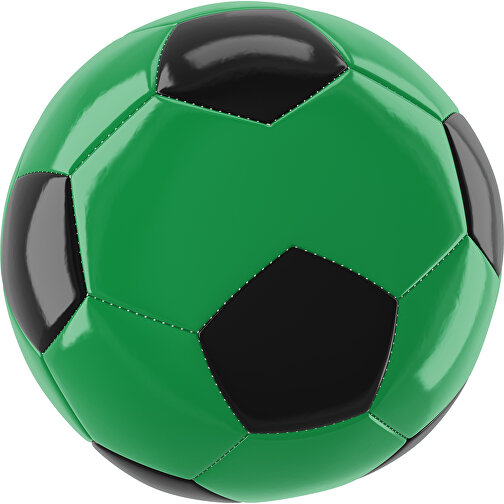 Fußball Gold 30-Panel-Promotionball - Individuell Bedruckt , grün / schwarz, PU/PVC, 3-lagig, , Bild 1