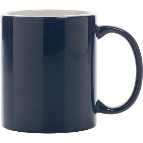 Basic Keramiktasse, Navy Blau , navy blau, Keramik, 8,00cm x 9,50cm (Länge x Höhe), Bild 1