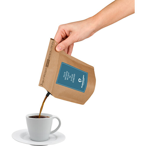 WM-Kaffee Stoff Für Helden, Wiederverwendbarer Brühbeutel Mit Fairtrade Kaffee Aus Honduras , , 18,00cm x 0,50cm x 18,80cm (Länge x Höhe x Breite), Bild 9