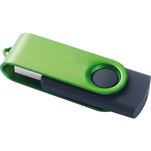 USB 3.0  Schwarzer Memorystick , grün MB , 16 GB , ABS, Aluminum MB , 10 - 30 MB/s MB , 5,60cm x 1,00cm x 2,00cm (Länge x Höhe x Breite), Bild 1
