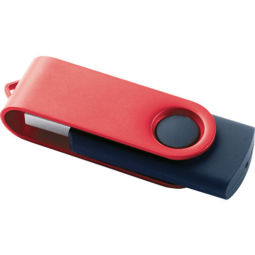 USB 3.0  Schwarzer Memorystick , rot MB , 8 GB , ABS, Aluminum MB , 10 - 30 MB/s MB , 5,60cm x 1,00cm x 2,00cm (Länge x Höhe x Breite), Bild 1