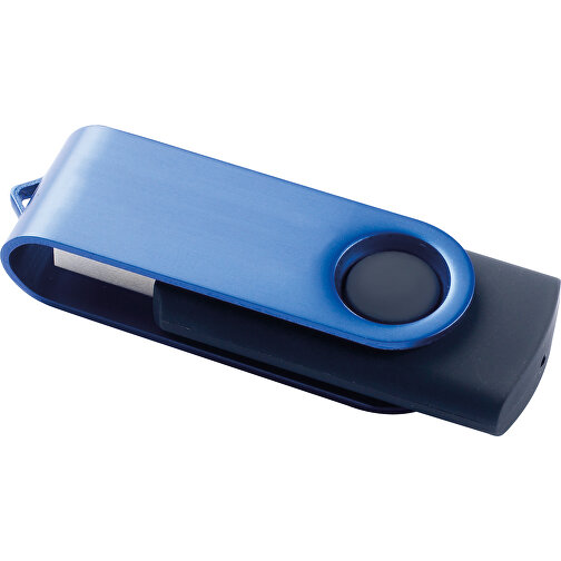 USB 3.0  Schwarzer Memorystick , blau MB , 16 GB , ABS, Aluminum MB , 10 - 30 MB/s MB , 5,60cm x 1,00cm x 2,00cm (Länge x Höhe x Breite), Bild 1