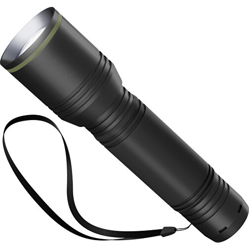 Taschenlampe REEVES MyFLASH 700 , Reeves, schwarz / olivegrün, Aluminium, Silikon, 130,00cm x 29,00cm x 38,00cm (Länge x Höhe x Breite), Bild 1