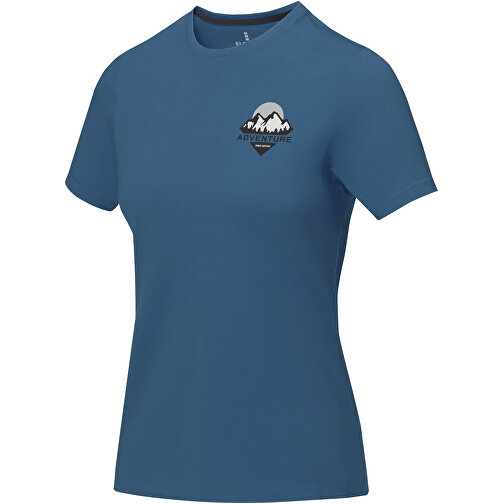 Nanaimo – T-Shirt Für Damen , tech blue, Single jersey Strick 100% BCI Baumwolle, 160 g/m2, XXL, , Bild 2
