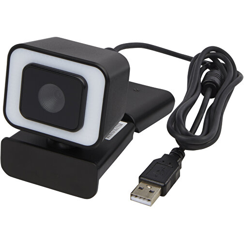 Hybrid Webcam , schwarz, ABS Kunststoff, 5,00cm x 6,30cm x 5,70cm (Länge x Höhe x Breite), Bild 7