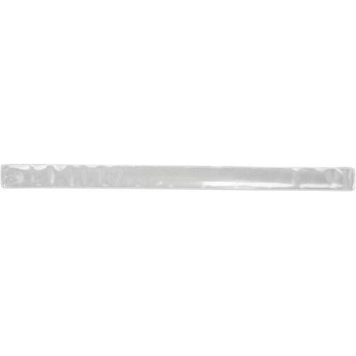 RFX™ Lynne 34 Cm Reflektierendes Sicherheits-Schnapparmband , weiß, TPU Kunststoff, 34,00cm x 3,00cm (Länge x Breite), Bild 3