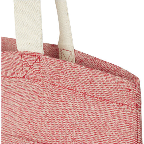 Pheebs 150 g/m² recycled cotton tote bag with front pocket 9L, Imagen 6