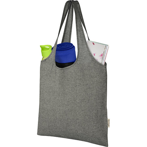 Pheebs 150 g/m² recycled cotton trendy tote bag 7L, Imagen 5