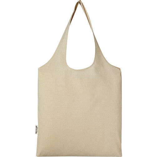Pheebs 150 g/m² recycled cotton trendy tote bag 7L, Imagen 4