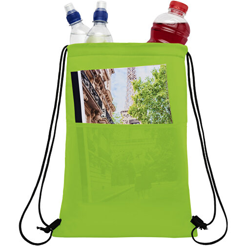 Oriole Kühltasche Mit Kordelzug 5L , limone, 210D Polyester, 32,00cm x 43,00cm (Länge x Höhe), Bild 5