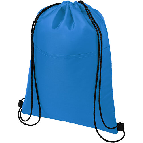 Oriole Kühltasche Mit Kordelzug 5L , processblau, 210D Polyester, 32,00cm x 43,00cm (Länge x Höhe), Bild 1