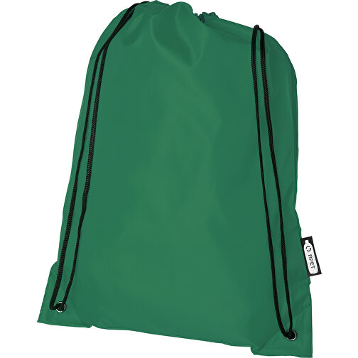 Oriole Sportbeutel Aus RPET 5L , Green Concept, grün, 190T Recyceltes Polyester, 33,00cm x 44,00cm (Länge x Höhe), Bild 1