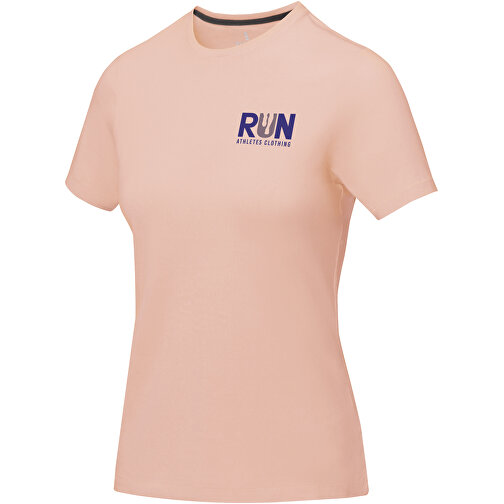 Nanaimo – T-Shirt Für Damen , pale blush pink, Single jersey Strick 100% BCI Baumwolle, 160 g/m2, L, , Bild 2