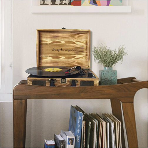 Prixton VC400 Vinyl MP3 Player , holz, Kunststoff, 35,00cm x 25,50cm x 13,00cm (Länge x Höhe x Breite), Bild 5