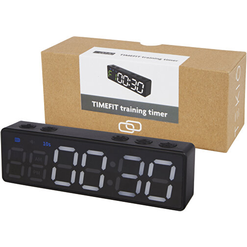 Timefit Trainingstimer , schwarz, ABS Kunststoff, 13,00cm x 2,40cm x 3,90cm (Länge x Höhe x Breite), Bild 7