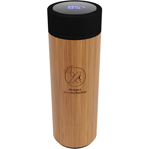 Bambusowa butelka smart o pojemności 500 ml SCX.design D11, Obraz 2