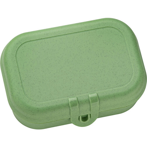 PASCAL S Lunchbox , Koziol, nature leaf green, Organic Bio-Circular, 15,10cm x 6,00cm x 10,80cm (Länge x Höhe x Breite), Bild 1