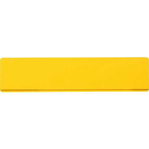Refari 15 Cm Lineal Aus Recyceltem Kunststoff , gelb, Recycelter HIPS Kunststoff, 15,80cm x 0,30cm x 3,70cm (Länge x Höhe x Breite), Bild 4