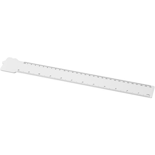 Tait 30 cm house-shaped recycled plastic ruler, Imagen 2