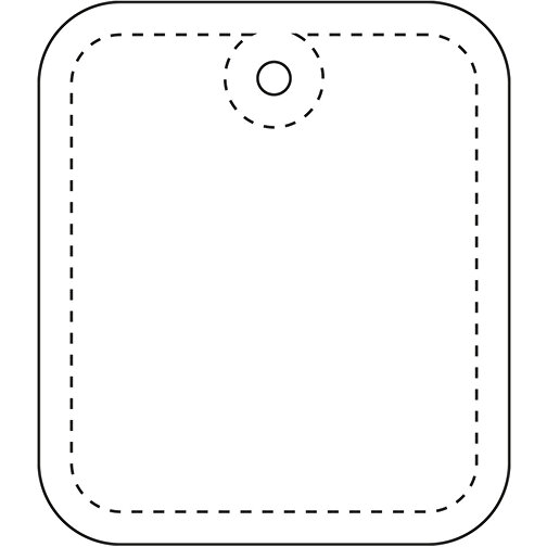 Colgador de PVC reflectante rectangular XXL 'RFX™', Imagen 3