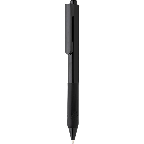 X9 Solid-Stift Mit Silikongriff, Schwarz , schwarz, PC, 14,30cm (Höhe), Bild 1