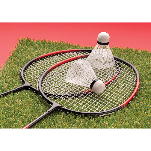 Badminton-Set, Schwarz , schwarz, Aluminium, 67,00cm x 1,50cm (Länge x Höhe), Bild 5