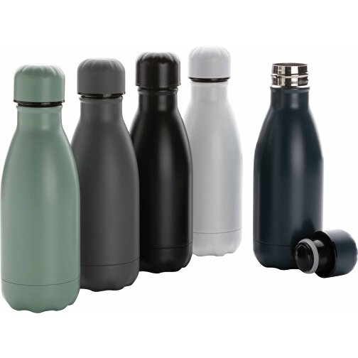 Solid Color Vakuum Stainless-Steel Flasche 260ml, Grau , grau, Edelstahl, 20,00cm x 20,00cm (Länge x Höhe), Bild 7