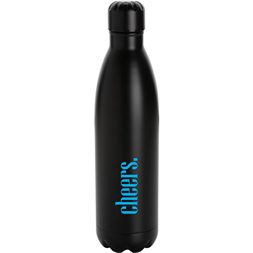Solid Color Vakuum Stainless-Steel Flasche 750ml, Schwarz , schwarz, Edelstahl, 8,10cm x 30,60cm (Länge x Höhe), Bild 9
