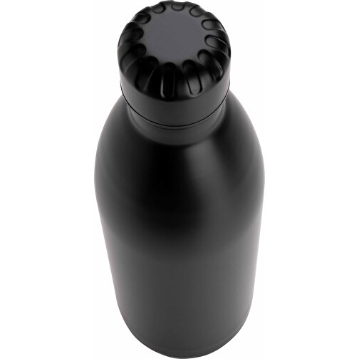 Solid Color Vakuum Stainless-Steel Flasche 1L, Schwarz , schwarz, Edelstahl, 32,80cm x 32,80cm (Länge x Höhe), Bild 3