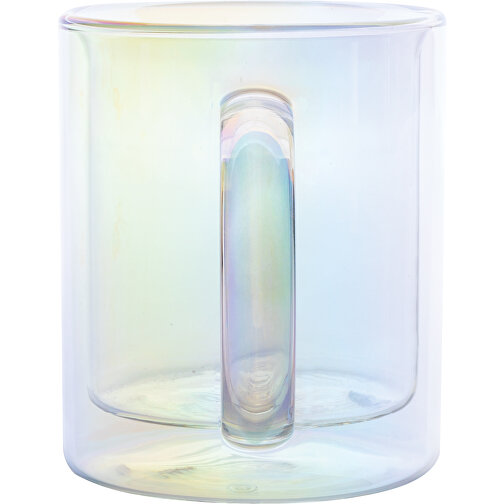 Doppelwandiger Deluxe-Becher Aus Galvanisiertem Glas , transparent, Glas, 10,40cm (Höhe), Bild 5