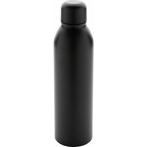 RCS Recycelte Stainless Steel Vakuumflasche, Schwarz , schwarz, Rostfreier Stahl - recycelt, 24,80cm (Höhe), Bild 1