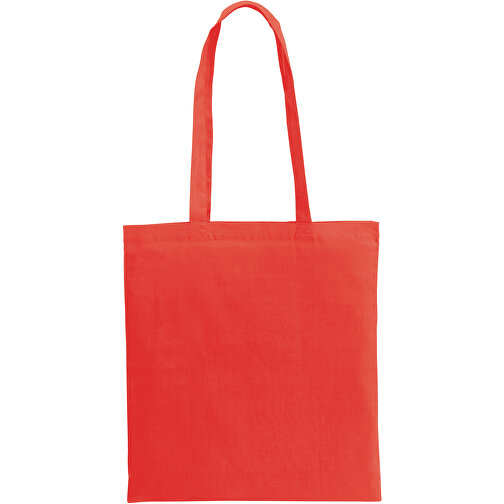 CAIRO. Einkaufstasche Aus Recycelter Baumwolle , rot, Recylcelter Baumwolle. rPET, 76,00cm (Höhe), Bild 1