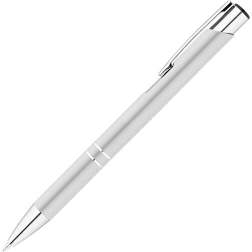 RE-BETA. Kugelschreiber Aus Recyceltem Aluminium , satinsilber, Recyceltes Aluminium, 1,00cm (Höhe), Bild 2
